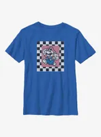 Nintendo Mario Cubby Checkers Youth T-Shirt