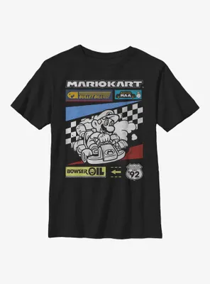 Nintendo Mario Kart Drift Racer Youth T-Shirt