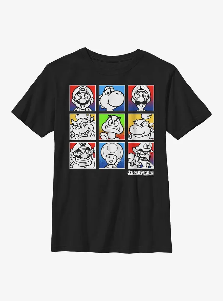 Nintendo Mario Prime Seats For All Youth T-Shirt