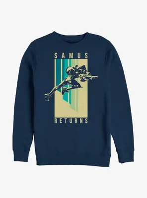 Nintendo Metroid Samus Returns Poster Sweatshirt