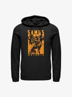 Nintendo Metroid Samus Action Poster Hoodie