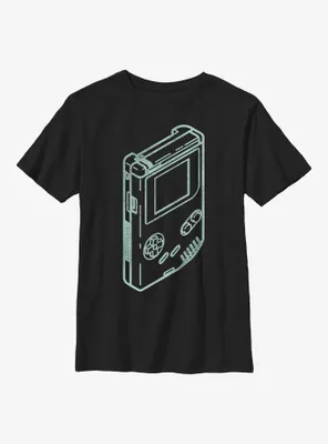 Nintendo Game Boy Outline Youth T-Shirt