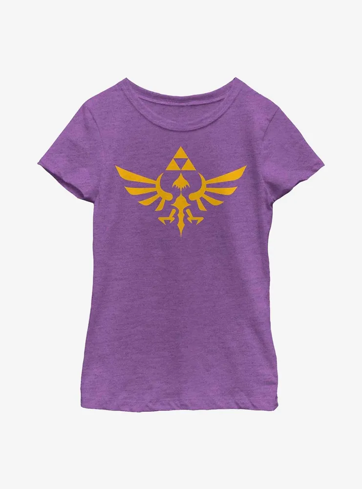 The Legend of Zelda Triumphant Triforce Logo Youth Girls T-Shirt