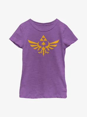 The Legend of Zelda Triumphant Triforce Logo Youth Girls T-Shirt