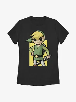 The Legend of Zelda Link Face Womens T-Shirt