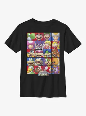 Nintendo Mario Select Your Character Youth T-Shirt