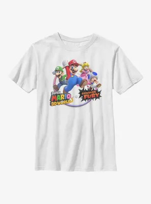 Nintendo Super Mario 3D World Bowser's Fury Youth T-Shirt
