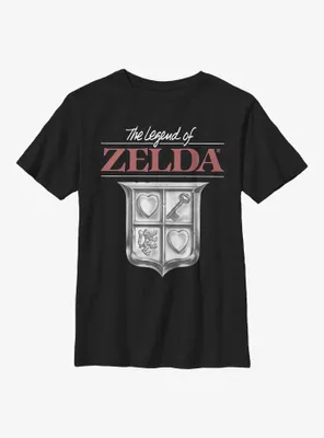 Nintendo Classic Zelda Shield Youth T-Shirt