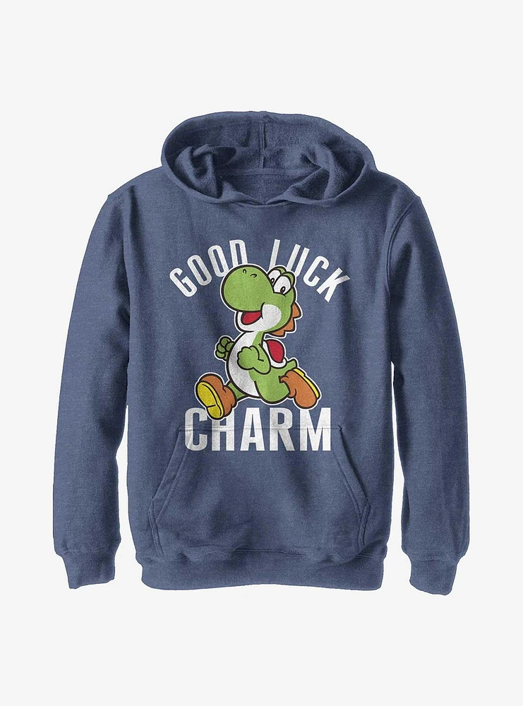 Nintendo Yoshi Good Luck Charm Youth Hoodie