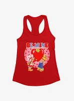 Strawberry Shortcake & Huckleberry Pie Be Mine Girls Tank Top