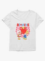 Strawberry Shortcake & Huckleberry Pie Be Mine Girls T-Shirt Plus