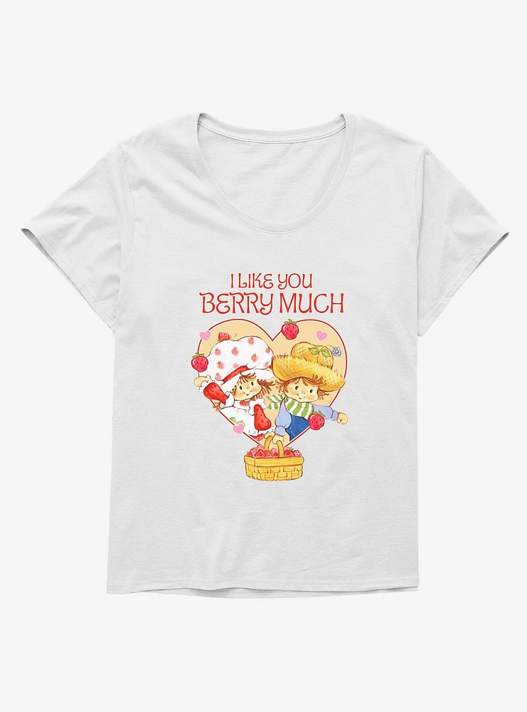 Strawberry Shortcake & Huckleberry Pie Berry Much Girls T-Shirt Plus