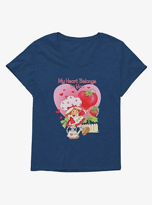 Strawberry Shortcake My Heart  Girls T-Shirt Plus