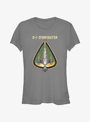 Star Wars The Mandalorian N-1 Starfighter Mod Girls T-Shirt