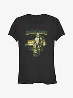 Star Wars The Mandalorian Grogu & Mando Together Again Girls T-Shirt