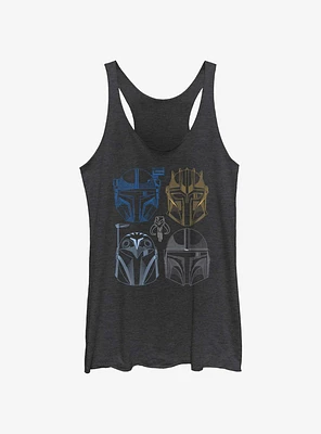 Star Wars The Mandalorian This Is Way Helmet Lineup Girls Tank