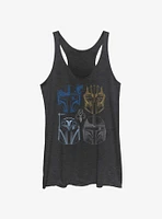 Star Wars The Mandalorian This Is Way Helmet Lineup Girls Tank