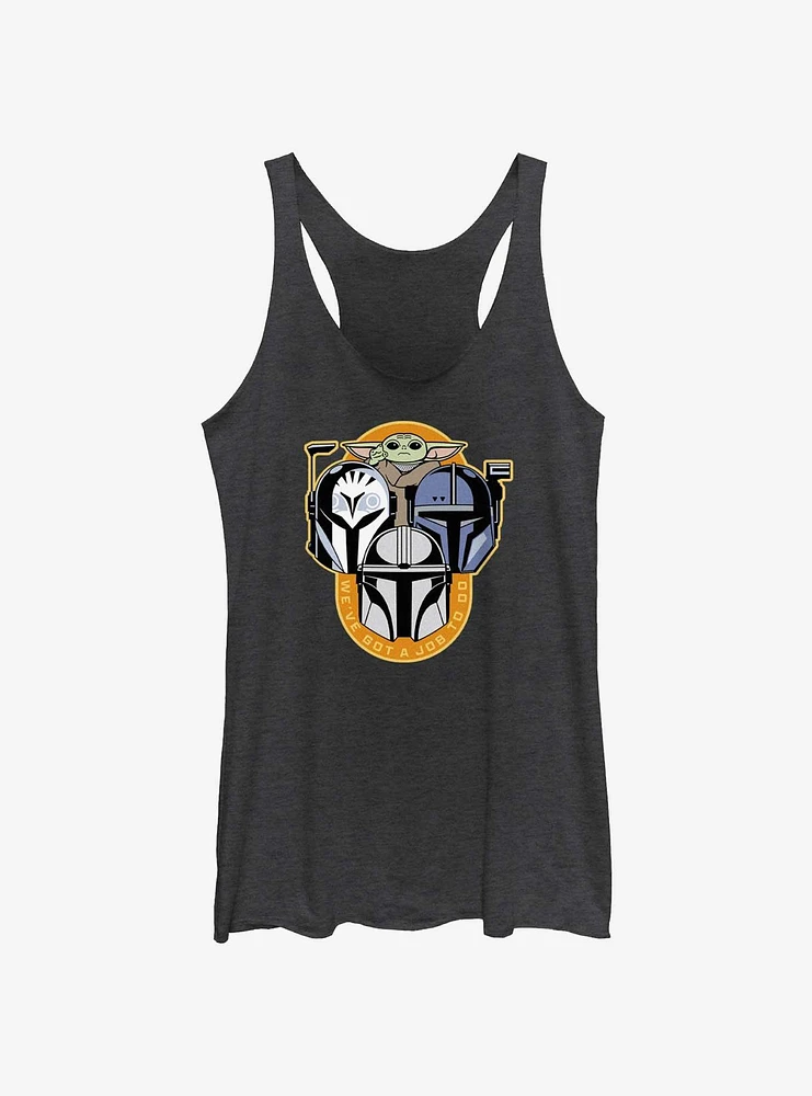 Star Wars The Mandalorian Bounty Hunters We've Got A Job To Do Girls Tank