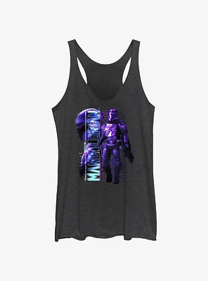 Star Wars The Mandalorian Mando Glitch Girls Tank