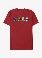 Star Wars The Mandalorian Helmet Lineup T-Shirt
