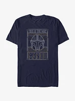 Star Wars The Mandalorian This Is Way Mando Card T-Shirt