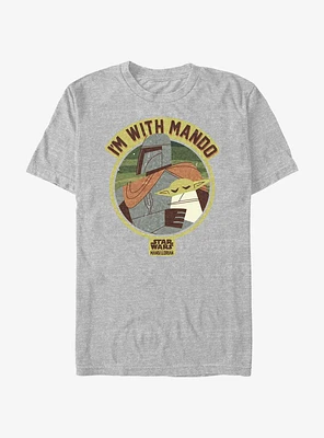 Star Wars The Mandalorian I'm With Mando T-Shirt