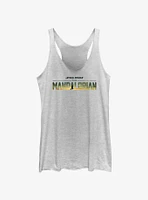 Star Wars The Mandalorian Desert Sunset Logo Girls Tank