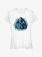 Star Wars The Mandalorian Greatest Warriors Galaxy Girls T-Shirt