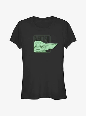 Star Wars The Mandalorian Grogu Happy Ears Girls T-Shirt