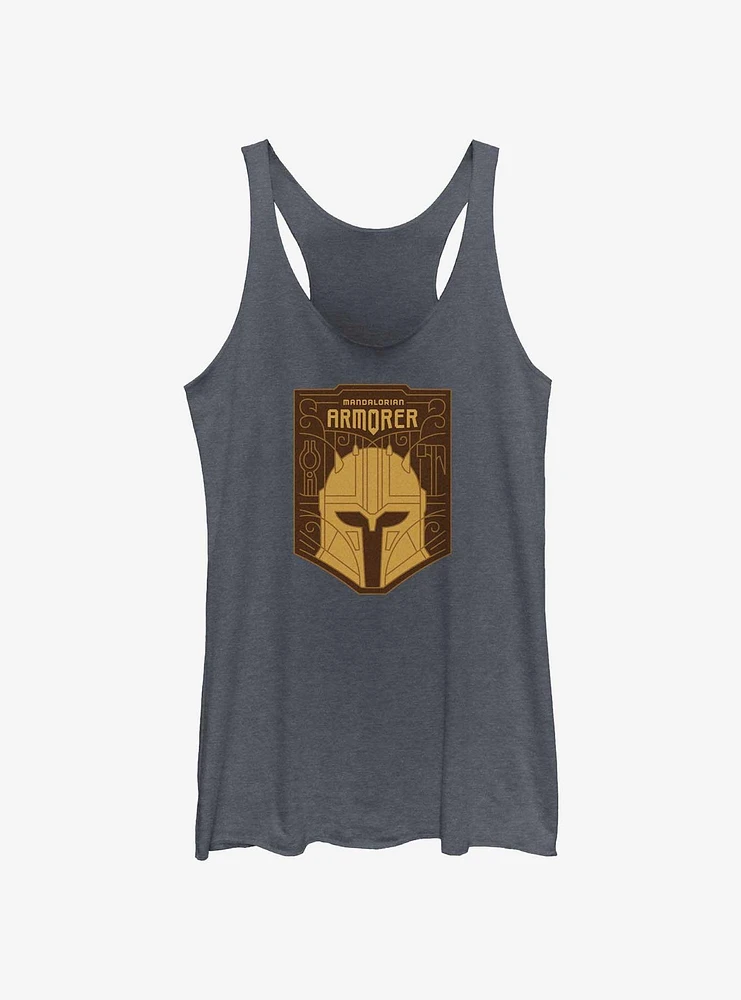 Star Wars The Mandalorian Armorer Crest Girls Tank