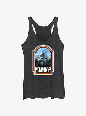 Star Wars The Mandalorian Hyperspace or Bust Girls Tank