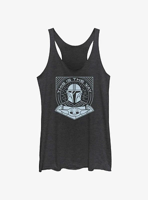 Star Wars The Mandalorian This Is Way Line Art Girls Tank