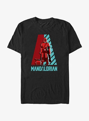 Star Wars The Mandalorian Galaxy's Heroes Logo T-Shirt