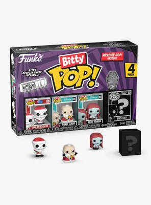 Funko Bitty Pop! Disney The Nightmare Before Christmas Santa Jack & Friends Blind Box Mini Vinyl Figure Set