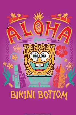 Spongebob Squarepants Aloha From Bikini Bottom Poster