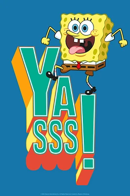 Spongebob Squarepants Yasss! Poster