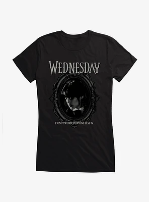 Wednesday I'm Not Weird Girls T-Shirt