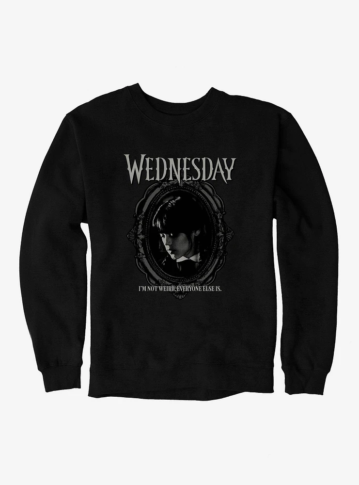 Wednesday I'm Not Weird Sweatshirt