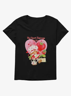 Strawberry Shortcake My Heart  Womens T-Shirt Plus