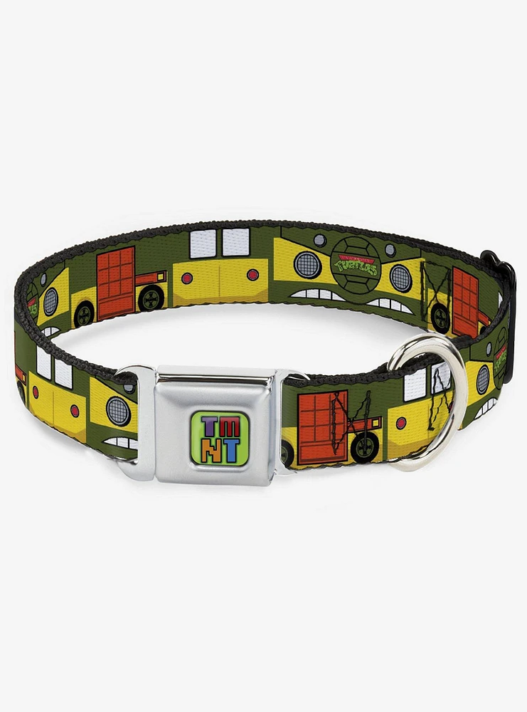 Teenage Mutant Ninja Turtles Party Van Seatbelt Buckle Dog Collar