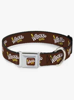 Willy Wonka And The Chocolate Factory Bar Seatbelt Buckle Dog Collar