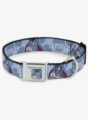 Disney Winnie The Pooh Eeyore Text And Expression Seatbelt Buckle Dog Collar