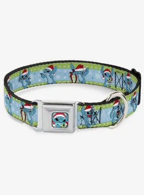 Disney Lilo & Stitch Holiday And Scrump Seatbelt Buckle Dog Collar