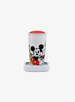 Disney Mickey & Friends Glass Top Mug Warmer With 16 Ounce Mug