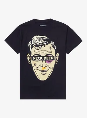 Neck Deep Rain July Album Art Boyfriend Fit Girls T-Shirt