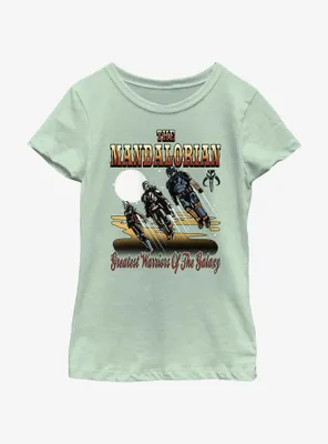Star Wars the Mandalorian Greatest Warriors of Galaxy Youth Girls T-Shirt