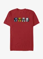 Star Wars The Mandalorian Helmet Lineup T-Shirt