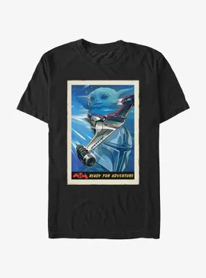 Star Wars The Mandalorian N-1 Starfighter Ready For Adventure Poster T-Shirt