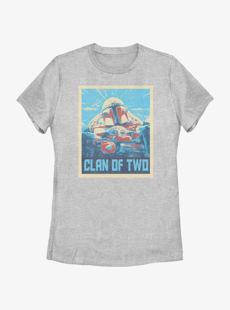 Star Wars The Mandalorian Clan of Two Poster Womens T-Shirt