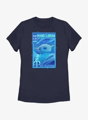 Star Wars The Mandalorian Grogu Poster Womens T-Shirt